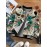 Women's Plus-Size Western Bohemian Cow Skull & Floral Print Jacket - Beige & Teal Cowboy Coat with Button Front, Long Sleeve Bomber for Country Concerts, Fall Winter Outfits - Machine Washable Outerwear