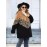 Women'S Plus-Size Leopard Print Hooded Jacket - Full-Zip Winter Coat with Full-Length Zipper, Warm Casual Outerwear, Cozy Fall & Winter Jacket for Everyday Outfits, Parties & Travel | Stylish & Comfortable Animal Print Outerwear