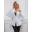 Plus Size, 's Plus Size Elegant White Blazer Jacket - Collar Structured Tailored Suit Coat, Machine Washable Large Business Coat for Professional Workwear, Weddings & Formal Events (No Stretch, Spring/Fall)