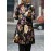 Plus Size - Plus Size Women'S Elegant Floral Print Blazer - Long Sleeve, Single-Breasted, Non-Stretch Fabric, Lapel Collar, Regular Fit, Fall/Winter Casual, Casual Wear Blazer | Floral Print Blazer | Nonstretch Fa